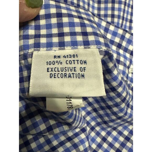 Polo Ralph Lauren Men’s Shirt Button Up Long Sleeve Blue Check 3X Classic Preppy - Picture 5 of 10